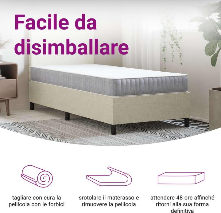 Immagine prodotto VidaXL Jeronima (90 x 220 cm, Nucleo della molla)