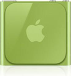 Actual product image Apple iPod nano, Generation 6, 16GB, Touchscreen, Green (16 GB)