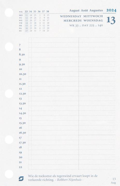 Actual product image Succes Ricambi Mini annuale agenda gennaio-dicembre (6.7 x 10.5 cm, German, English, Italian, French)