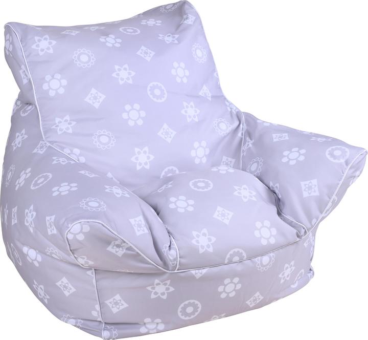 Actual product image Knorrtoys Children's beanbag - "Royal grey" (Child armchair)