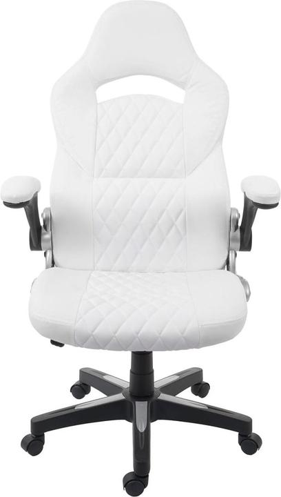 Actual product image Swisshandel24 Office chair, desk chair executive chair swivel chair, imitation leather - white - 65247