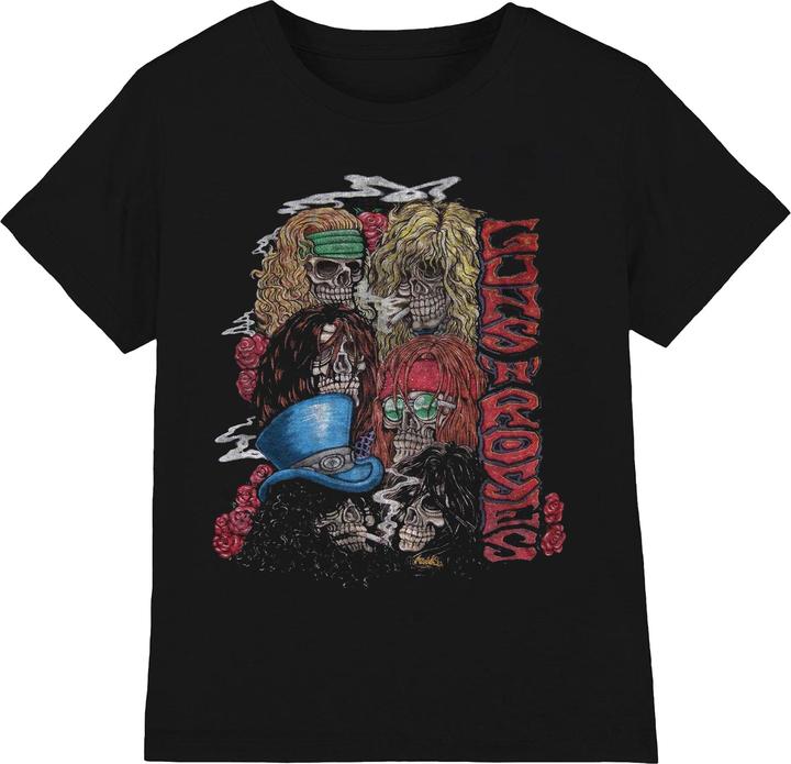 Universal Textiles Erwachsene Stacked Skulls T-shirt