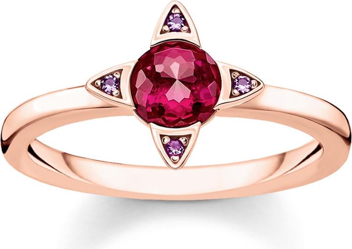 Produktbild Thomas Sabo Ring Farbige Steine rosé (52, 925 Silber)