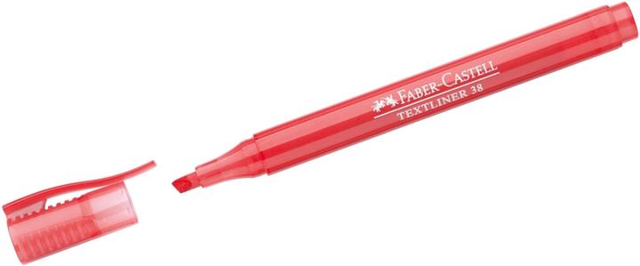 Image du produit Faber-Castell Surligneur 38 Forme de stylo (Rouge, 1 mm, 1 x)