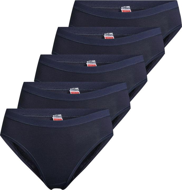 Immagine prodotto Conta Confezione da 5 slip midi a costine sottili (40, L, Confezione da 5 pezzi)
