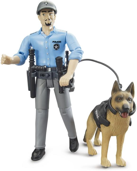 Image du produit Bruder Bworld Policier avec chien