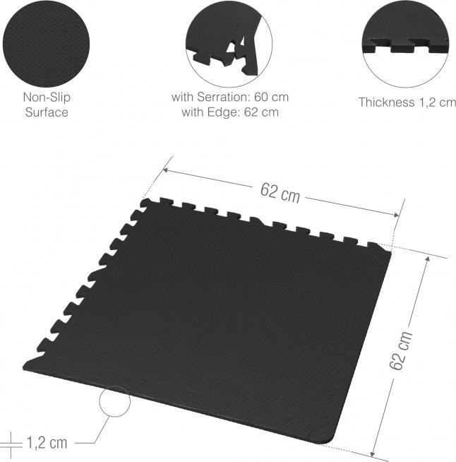Actual product image Gorilla Sports Protective mat set (1.20 cm)