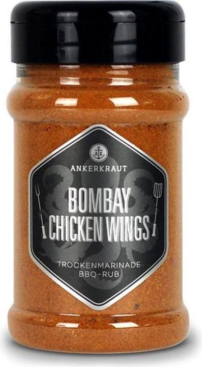 Ankerkraut Gewürze Apprêt barbecue au cari pour ailes de poulet Bombay (230 g)