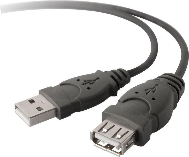 Actual product image Belkin USB extension cable (1.80 m, USB 2.0)