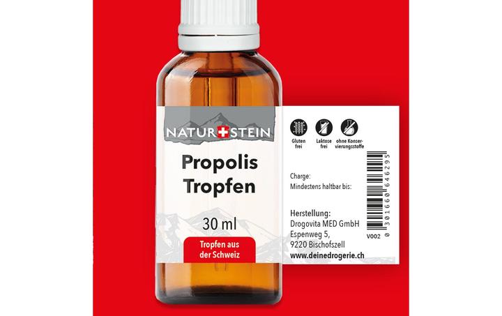 Actual product image Naturstein Propolis tincture (1 Piece, 80 g)