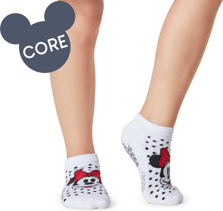 Actual product image Tavi Noir Training Socks Disney Grip Kids Low Rise M, Minnie Pack (pack of 2, M/L)