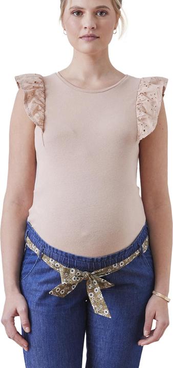 Actual product image Vertbaudet Maternity top with embroidered flounces (W32/L34)