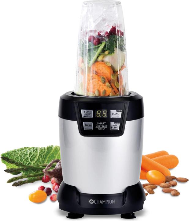 Produktbild Champion Nutrition Blender Pro Digital 1200W NB500 Schwarz/Silber (EU-Stecker, 1200 W)