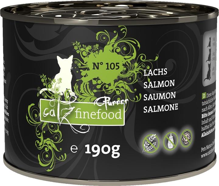 Produktbild Catz Finefood Purrrr No.105 Lachs (Adult, 1 Stk., 190 g)