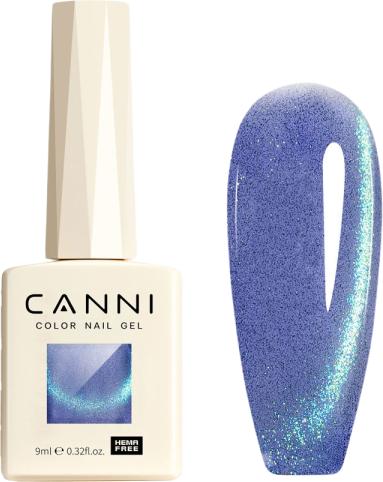 Actual product image Canni Gellack Cat Eye Blau-Violett / 8026 UV/LED (8026 Blue-violet, UV gel varnish)