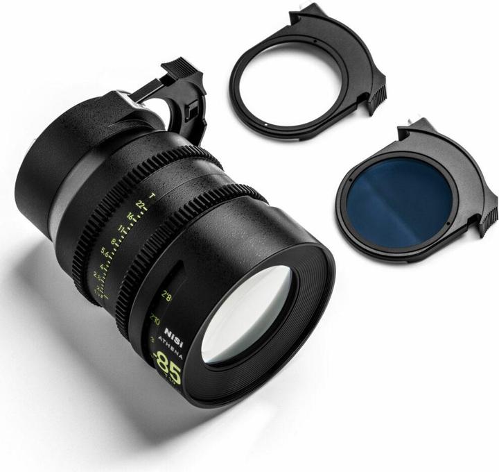 Image du produit Nisi ATHENA PRIME Kit d'objectifs cinéma plein cadre - 18mm T2.2, 40mm T1.9, 135mm T2.2 + étui rigide (Plein format)