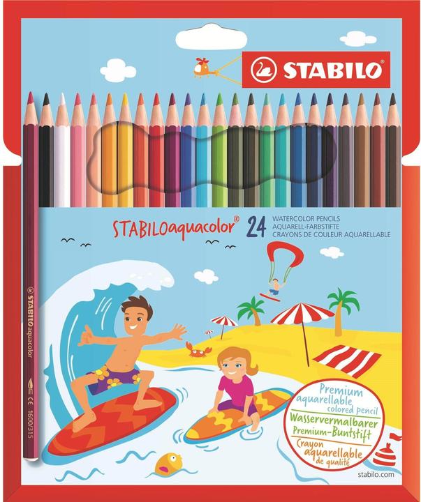 Immagine prodotto STABILO Aquacolor (Multicolore, 24 x)
