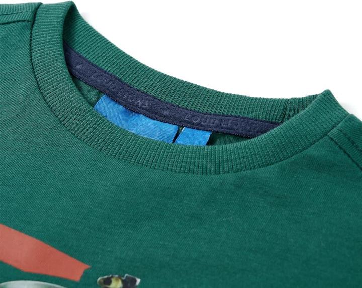 Produktbild VidaXL Kinder-Langarmshirt Grün 104,Material: 100 (104)