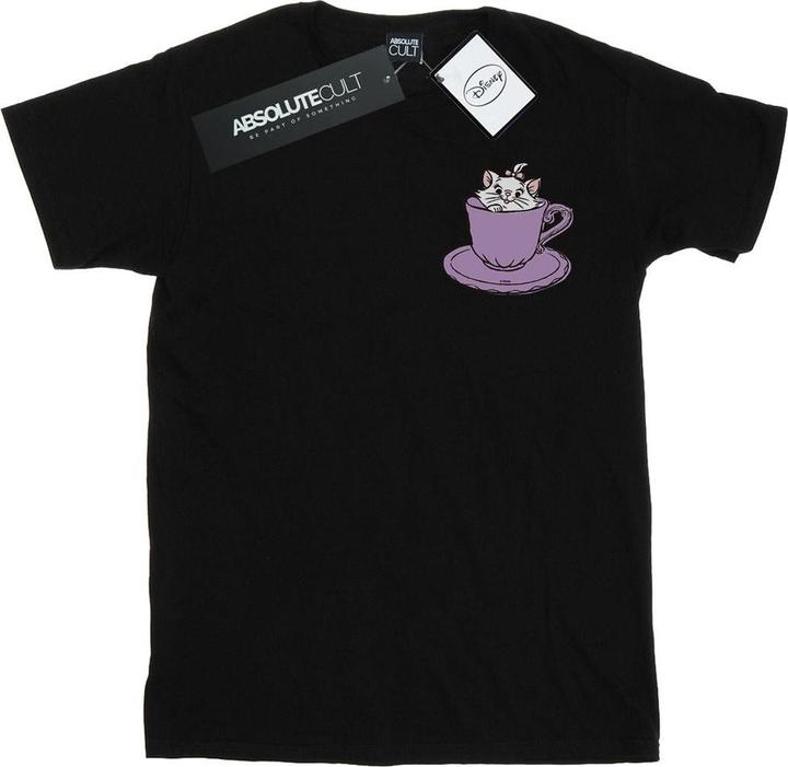 Disney Aristocats Marie In Cup Breast Print TShirt Mädchen