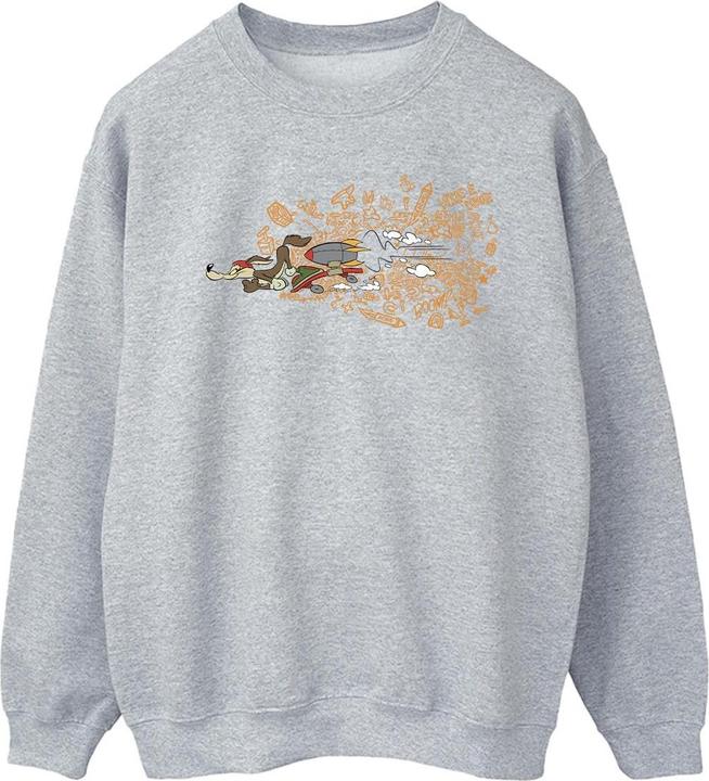 Actual product image Looney Tunes Mens ACME Doodles Wile E Coyote Sweatshirt (M)