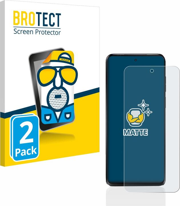 Actual product image BROTECT Anti-glare screen protector matt (2 Piece, Motorola Moto G Stylus 5G (2023))