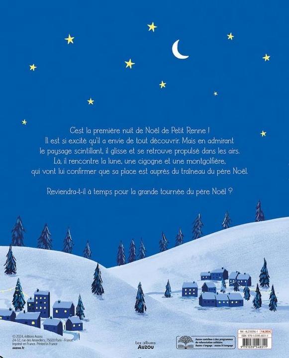 Immagine prodotto Auzou France La première nuit de Noël de Petit Renne (Francese, Manes Thierry, Brun-Cosme Nadine, 2024)