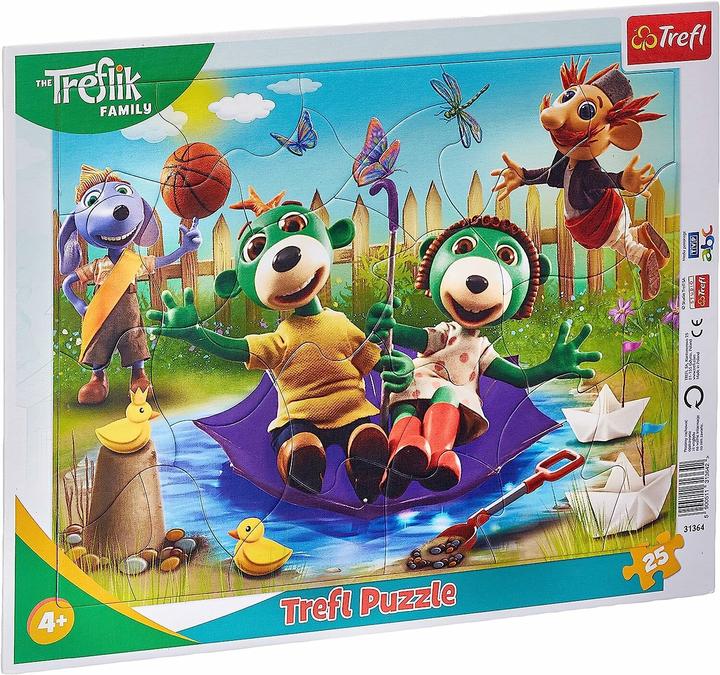 Image du produit Trefl Le puzzle à cadre pour les petits est composé de 25 puzzles et d'un bloc à cadre, qui est (15 pièces)
