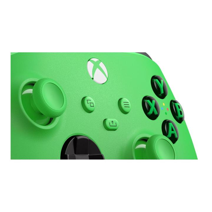 Actual product image Microsoft Xbox Wireless Controller - Velocity Green (Xbox Series X, Xbox One X, Xbox One S, Xbox Series S, PC)