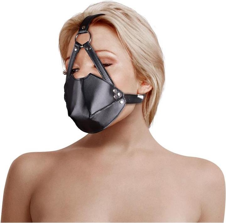 Immagine prodotto Ouch! Head Harness with Mouth Cover and Solid Ball Gag
