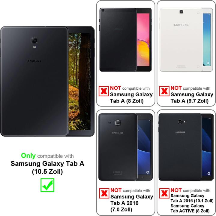 Actual product image Cadorabo display protection glass (1 Piece, Galaxy Tab A)