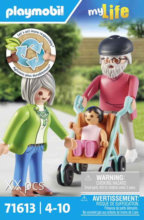 Actual product image Playmobil Grandparents with baby (71613, Playmobil My Life)