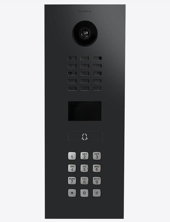 Productafbeelding Doorbird D2101KV IP video deurintercom grafiet zwart Raven Polar (Bedraad)