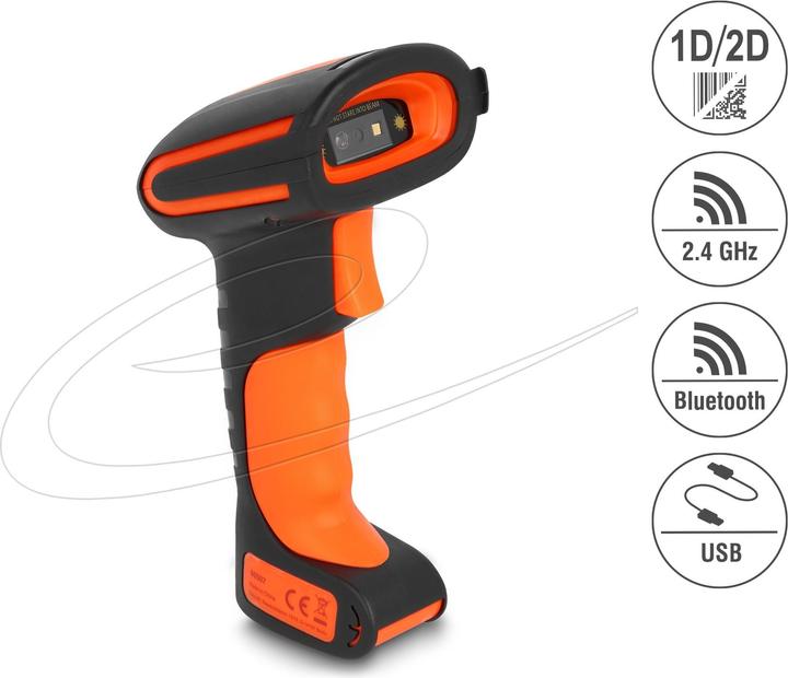 Produktbild Delock Industrie Barcode Scanner 1D und 2D (1D-Barcodes, 2D-Barcodes)