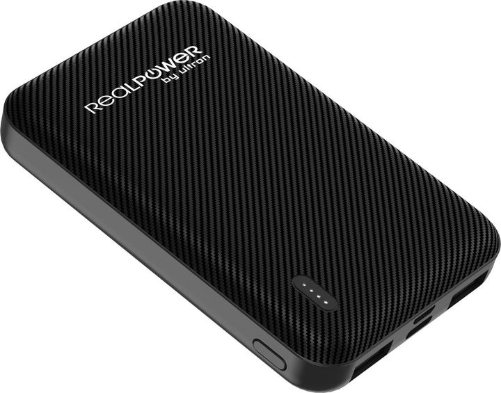 Produktbild RealPower Powerbank PB-5000 SE 5.000 mAh (5000 mAh, 5 W, 18.50 Wh)