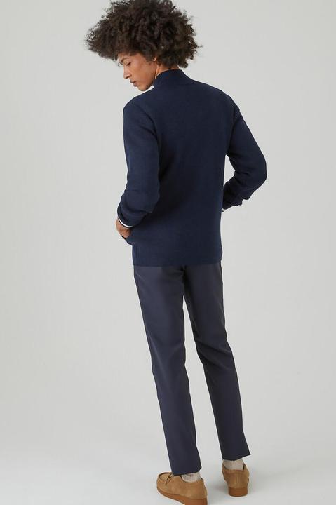 Image du produit La Redoute Collections Cardigan zippé Signature en laine mérinos (XXL)