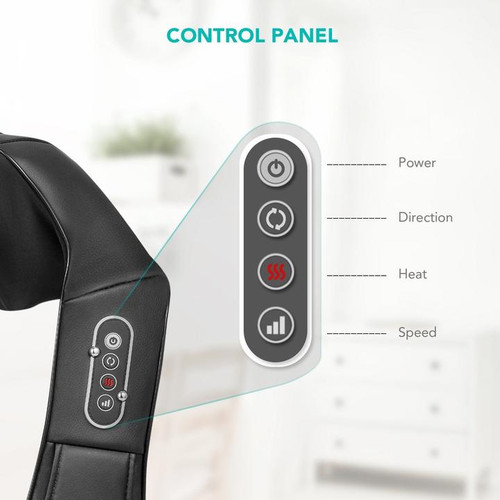 Image du produit Naipo Appareil de massage Shiatsu pour les épaules et la nuque