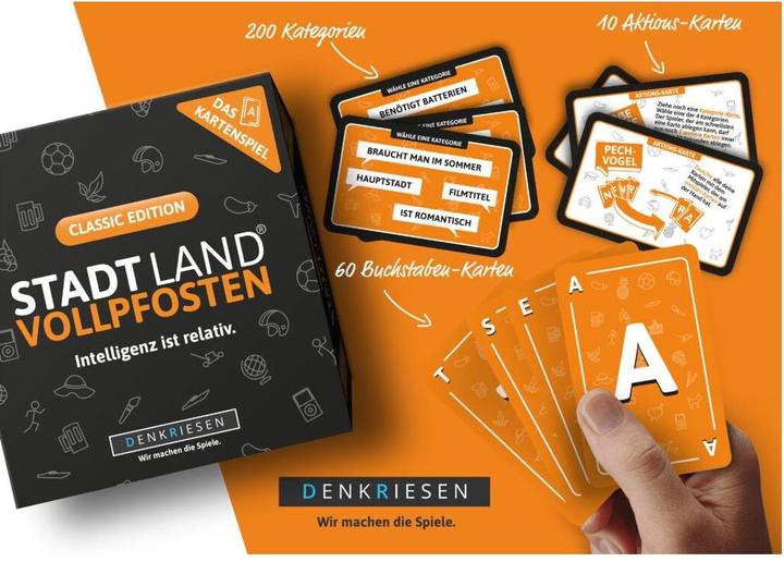 Productafbeelding Denkriesen Stadt Land Vollpfosten - Intelligentie is relatief (Duits)