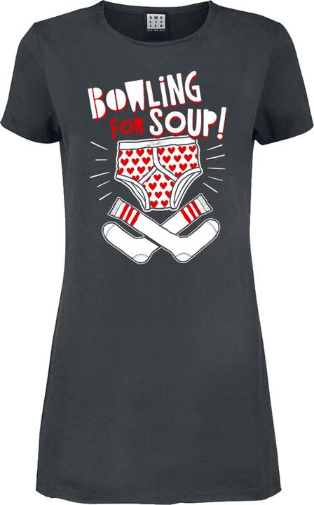 Actual product image Amplified Womens/Ladies Pants And Socks Bowling For Soup T-Shirt Dress (XL)