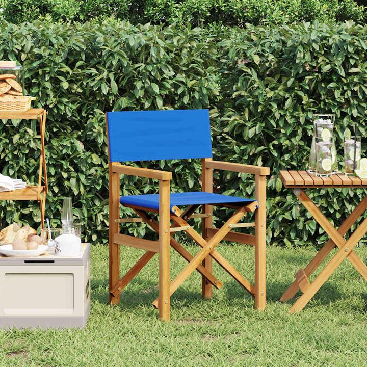Immagine prodotto VidaXL Sedia da regista pieghevole in teak