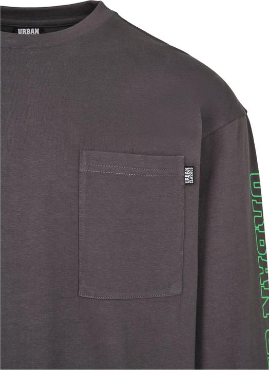 Actual product image Urban Classics Neon Logo Boxy Pocket LS (S)
