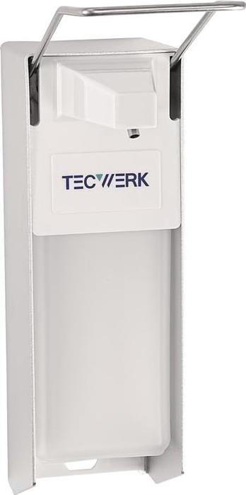 Actual product image Tecwerk Disinfectant and soap dispensers H165xW95xD290 approx. mm ABS with lever white