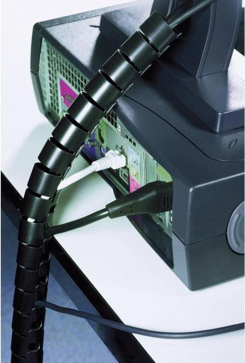 Produktbild HellermannTyton Kabelschlauch 32 mm (max) Grau (Kabelschlauch, 2500 cm)
