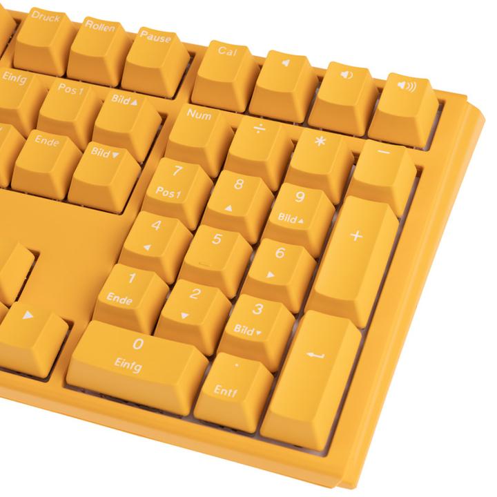 Image du produit Ducky Clavier de jeu One 3 jaune, RGB LED - MX bleu (DE, Filaire)