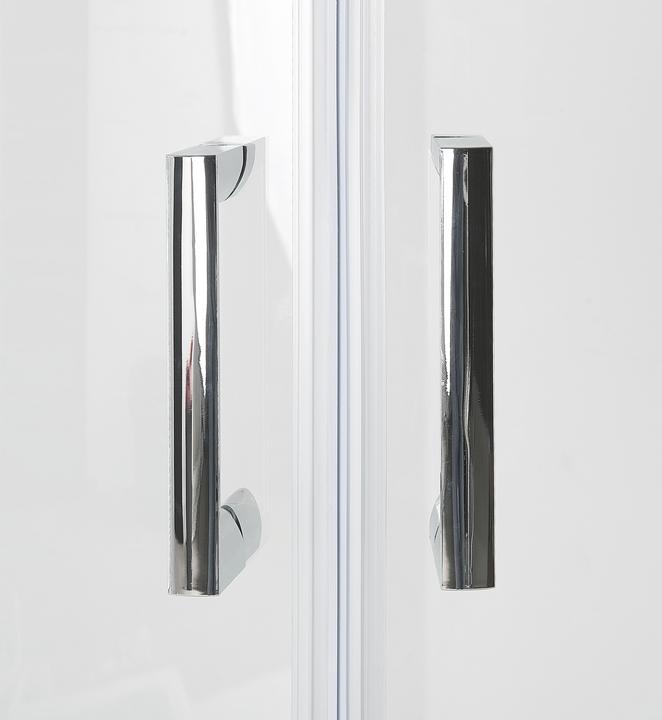 Immagine prodotto Beliani Cabina doccia in vetro temperato 80 x 80 x 185 cm argento JUKATAN (80 cm, 80 cm, 185 cm)