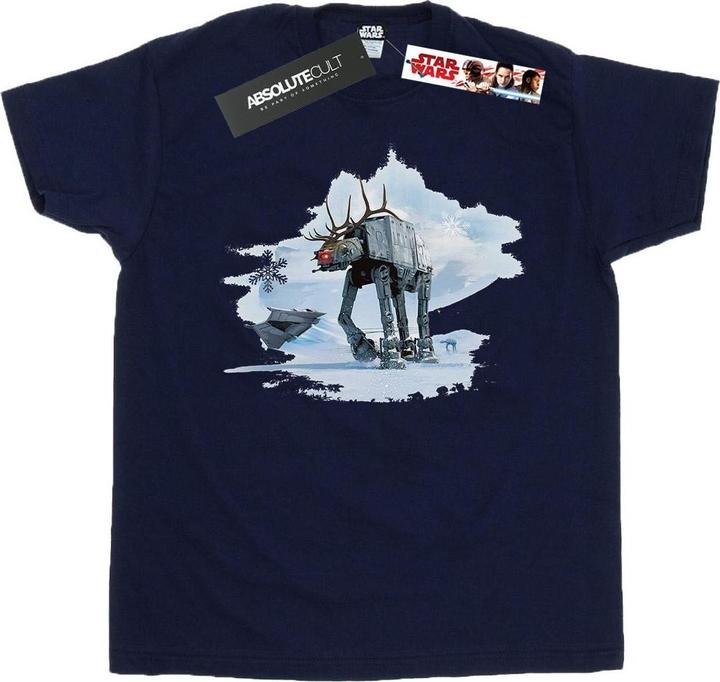 Star Wars Christmas ATAT Reindeer TShirt Jungen
