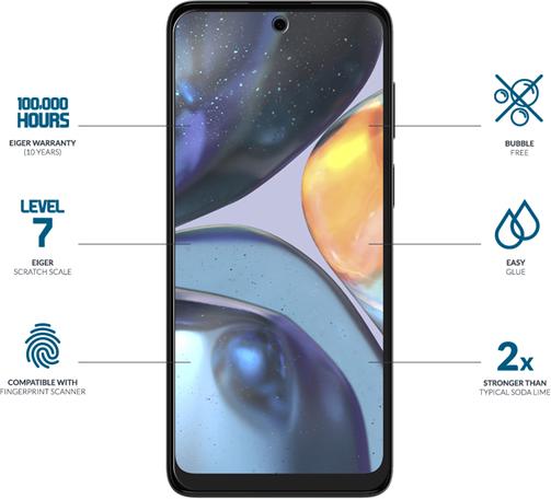 Image du produit Eiger Mountain Glass Clear (1 pièce(s), Motorola Moto G22)