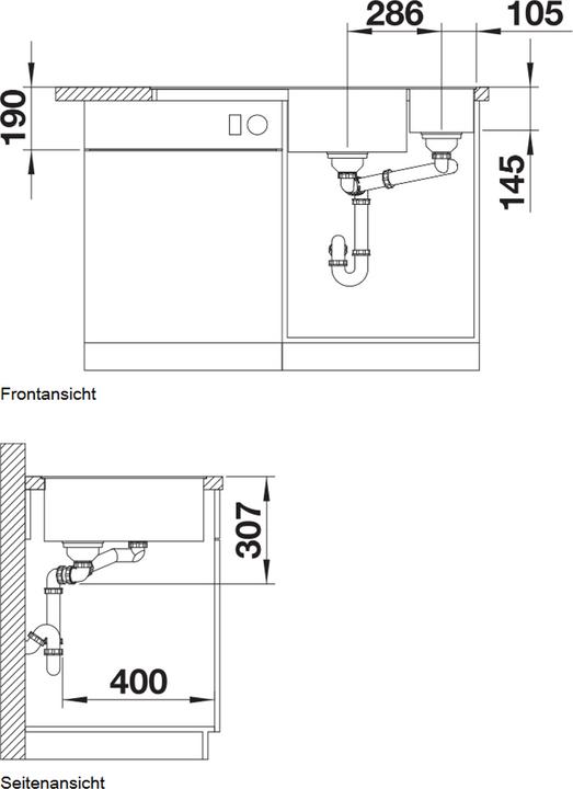 Immagine prodotto Blanco Axia III 6 S-F (99 cm, 50 cm)