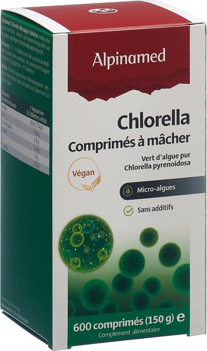 Produktbild Alpinamed Chlorella Tabl (600 Stück, Tabletten, 212 g)