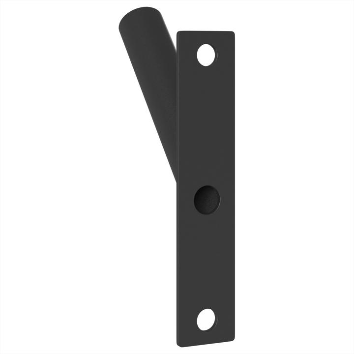Produktbild VidaXL Flaggenmast Halterung für 1 Flagge zur Wandmontage aus schwarzem Metall