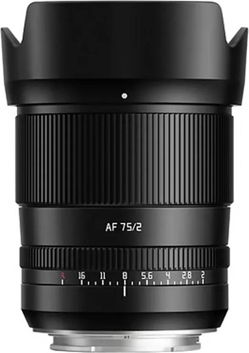 Immagine prodotto TTArtisan 75 mm f2.0 con autofocus e mini luce LED compatibile con l'attacco E di Sony (Sony E, Full-frame)